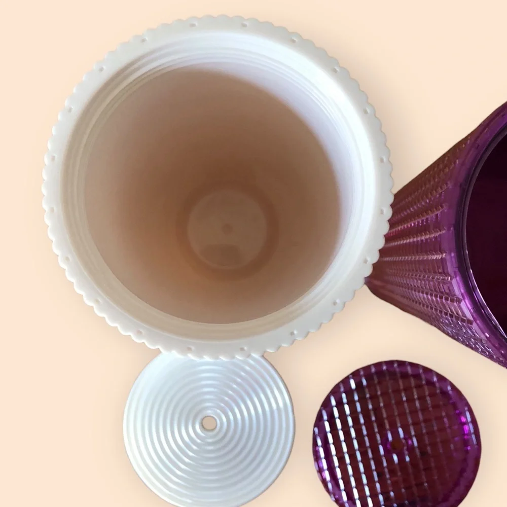 Starbucks 24oz Venti Tumbler Bundle (2) Summer Purple Kaleidoscope & White Pearl